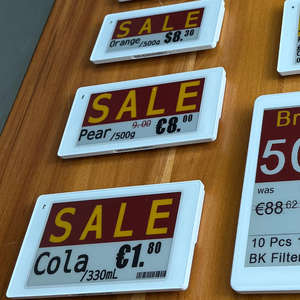 Etiquetas Electrónicas Bluetooth Bt E Paper Ble 2.4ghz Api Epd Spi, Etiquetas de Precio Digitales Eink Esp32, Etiquetas NFC ESL - Product Image 1