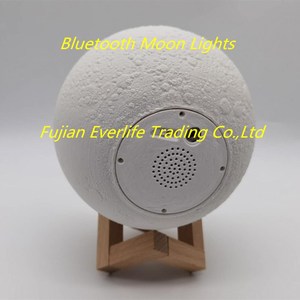 El más nuevo diseño recargable Touch/interruptor de control remoto 7 colores para regalo Navidad Bluetooth luz de la <span class=keywords><strong>luna</strong></span> - Product Image 3