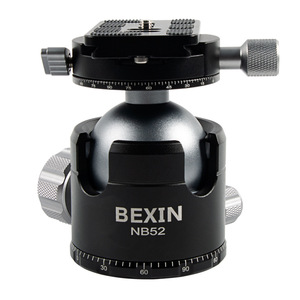 Bexin Ball Head <b>Tripod</b> Mount 52mm Professional Digital Camera Aluminum Alloy Knob Lock Portable - Product Image 2