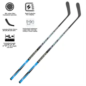 All'ingrosso bastone da Hockey attrezzature portiere Lacrosse palla nome lama Sialkot fibra di vetro Pakistan ghiaccio Hockey su ghiaccio
