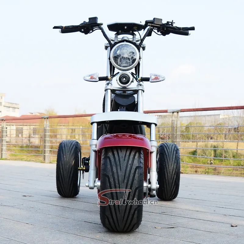 Ab depo 3 tekerlekli elektrikli scooter elektrikli motosiklet citycoco 2000w güç scooter elektrikli yetişkin elektrikli motosiklet