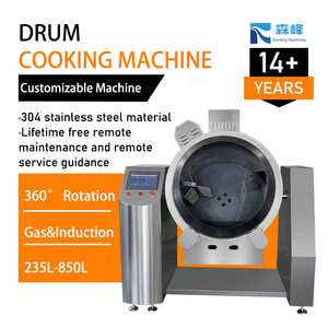 Robot de Cocina Multifuncional con Tambor para Saltear, Cocina Automática, Máquina para Cocinar Arroz <span class=keywords><strong>Frito</strong></span> y Verduras para Cafeterías y Restaurantes - Product Image 2