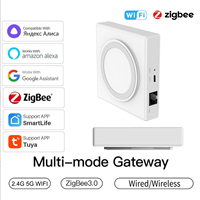 Nuevo Gateway Hub Tuya Lan Multimodo Cableado Zigbee WiFi 2026 con Seguridad Dorada, Compatible con WiFi 2G 5G de Largo Alcance y Ethernet RJ45