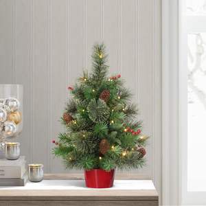 Mini arbre de Noël de table de centres de table artificiels en gros - Product Image 4