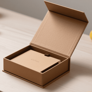 Emballage à fermeture magnétique Boîte rigide en papier kraft écologique de luxe durable Boîte cadeau pour <span class=keywords><strong>album</strong></span> rigide de taille personnalisée avec couvercle magnétique - Product Image 1