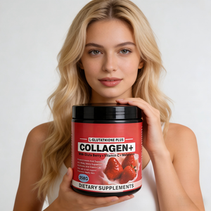 Colágeno en Polvo con L-Glutatión 258g con Vitamina C y Melatonina para Blanqueamiento de la Piel, Hidratación, Cabello y Uñas - Product Image 5
