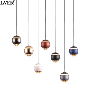 Éclairage Salon Chevet Moyen Suspension Haut de Gamme Moderne Minimaliste Bar Table Réglable Cordon Suspendu LED Aluminium - Product Image 1