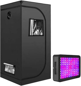 Tende da Coltivazione Grow Box Dimensioni 90x90x180 e 80x80x180 con Finestra di Osservazione e Vassoio da Pavimento per Coltivazione Indoor - Product Image 1