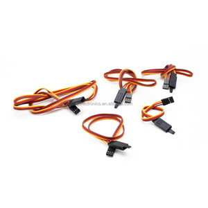 Удлинительный кабель для сервоприводов RC-моделей AM-2002-1/2/3/4/5/6/7/8/9/10H JR с крючком, коричневый/красный/оранжевый, плоские провода - Product Image 2