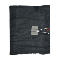 Coussin chauffant électrique en tissu de fibre de carbone chauffant, infrarouge lointain, batterie rechargeable, pour vestes, vêtements, gilets chauffants