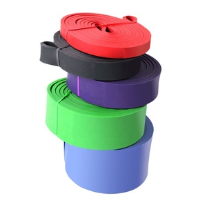 Fascia di resistenza Fitness elasticizzata in lattice personalizzata Set fasce per esercizi Pull Up - Product Image 3