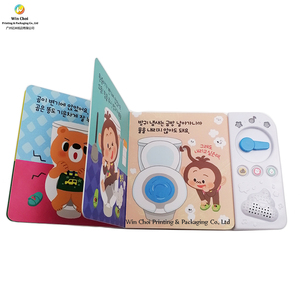 Papel Yimi Corea niños libro de sonido electrónico personalizado Musical cuento para dormir música libros de sonido para kdis impresión personalizada - Product Image 5