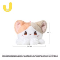 Peluche amusante de méduse des profondeurs marines avec adorable peluche de lapin, coussin de sommeil, rembourrage en polyester et coton PP, cadeau d'anniversaire unisexe