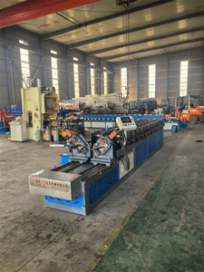Marco de acero ligero de metal que hace la línea Stud Frame <span class=keywords><strong>C</strong></span> U Profile Galvanized Track Steel Profile Keel Roll Forming Machine - Product Image 2