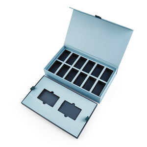 Caja de Cartón Rígido de Papel Kraft para Cosméticos, Embalaje de Lujo Personalizado, Forma de Libro, Plegable, con Cierre Magnético - Product Image 2