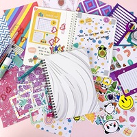 Ensemble de papeterie personnalisé pour journal de rêves, fabrication ODM, avec reliure spirale, 70 feuilles, couverture en papier, taille personnalisée, option cadeau pour filles