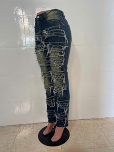 Nouveautés 2026 Pantalons tendance pour femmes Pantalons en jean extensibles pour femmes Pantalons slim - Product Image 5