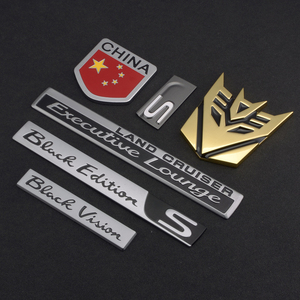 Emblema de Metal de Aleación de Zinc 3D Personalizado al por Mayor OEM, Etiquetas para Automóviles con Logotipo, Emblema con Letras 3D, Adhesivo para Automóvil - Product Image 2