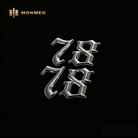 HONMEO OEM ODM Étiquette Métallique Personnalisée en Alliage de Zinc pour Vêtements, Vente en Gros, Étiquette Gravée avec Logo pour Jeans et Sacs