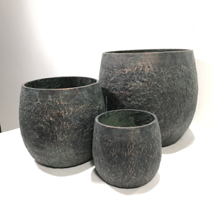 Modern Style Cement Flower Pots with Drainage Hole Eco-Friendly & Durable for Outdoor/Indoor Use Home Shopping Mall & Garden - Product Image 4