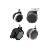 Roulettes pivotantes en PU PVC de 40 mm pour refroidisseur d'air