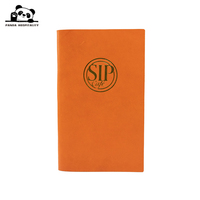 Prix d'usine en gros, design personnalisé, logo, couleurs et textures personnalisées, reliure à vis intérieure, impression de porte-menus en cuir véritable