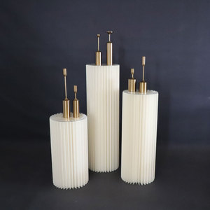 Nouveaux accessoires de mariage, chemins de route, Table à Dessert <span class=keywords><strong>Origami</strong></span>, colonnes pliantes en papier, colonnes romaines, décoration de fête de mariage - Product Image 6