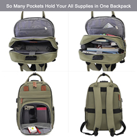 2022 LOVEVOOK unisexe 15.6 pouces grands sacs à dos antivol pour ordinateur portable d'affaires avec serrure université voyage sacs à dos pour ordinateur portable
