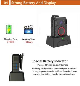 กล้องติดตัวกันน้ำระดับ IP66 ความละเอียดสูง พร้อมระบบเข้ารหัส <span class=keywords><strong>AES</strong></span>  พร้อม GPS/WIFI - Product Image 5