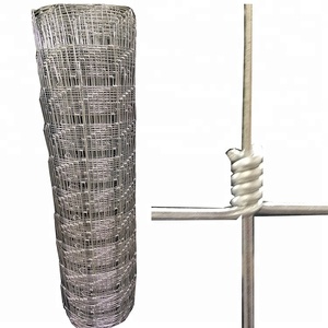 Treillis métallique en fer galvanisé pour l'élevage bovin Joint de charnière Trou carré Clôture métallique Service de traitement plié Bonne qualité <span class=keywords><strong>Type</strong></span> de tissu - Product Image 1