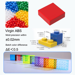 Peças de Blocos de Construção Gobricks GDS-613 3070-30039 Tijolo Plano 1X1 Atacado Compatível com LEGO Tijolos de Construção ABS - Product Image 2