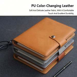 Custom A5 Leather <b>Ring</b> Binder Organizer Loose-leaf File <b>Folder</b> 2026 Planner Planners and Journals Notebook - Product Image 5