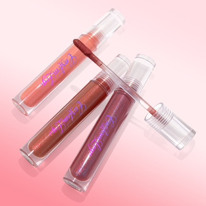<strong>Bulk</strong> Cosmetics Makeup Lip Gloss Vendors Private Label Nude Clear Glossy <strong>Vegan</strong> Lipgloss - Product Image 3