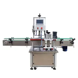 Aluminium Cans Oil Bottle Vacuum Twist Off Capper Juice Glass Jar Bottle Vacuum Filling Sealing Machine