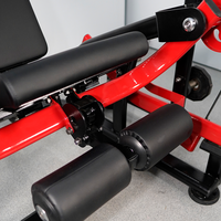 Machine d'extension des jambes assise à charge libre, professionnelle et sécurisée, pour la musculation des quadriceps, en métal durable, directement de l'usine