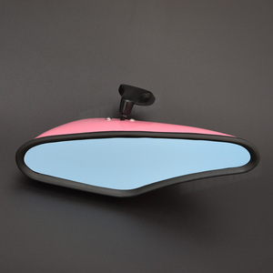 JDM Gương Nội Thất Xe Hơi Phong Cách Đua Phim Crbon Nhiều Màu Gương Chiếu Hậu Thông Dụng Với Ống Kính Màu Xanh - Product Image 2