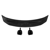 Nouveau Spoiler de Coffre HS Noir Brillant en ABS, 21ème Génération Universel Sans Feu, pour Berline