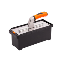 TDM-02 professionnel 6-en-1 ensemble de truelle crantée avec poignée détachable et boîte de rangement pour l'application d'adhésif de carrelage en gros
