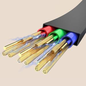 Câble de données USB rétractable 3-en-1 à charge rapide 100W 6A pour téléphones mobiles Type C – Cadeau promotionnel - Product Image 4