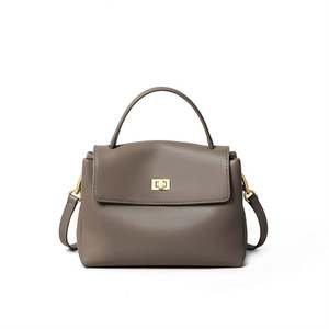 Nuevo Bolso de Cuero Genuino de Alta Gama para Mujer, Bolso Bandolera Portátil con Cierre de Solapa, Moderno e Impermeable - Product Image 4