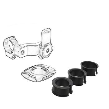 Hongdak Bicycle Handlebar Phone Holder Handlebar Universal Phone Bracket Vibration Damper Adjustable Motorcycle Bicycle Rack