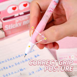 Stylos de gel effaçables de dessin animé créatif 0.5mm <span class=keywords><strong>stylo</strong></span> rouleau fonction d'essuyage beaux étudiants de conception d'anime - Product Image 4