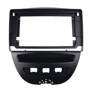 Car Audio Fascia per TOYOTA AYGO CITROEN <span class=keywords><strong>C1</strong></span> PEUGEOT <span class=keywords><strong>107</strong></span> 10.1 POLLICI Radio Cornice Stereo di GPS di Lettore DVD Installare Pannello Staffa di Montaggio Kit - Product Image 1