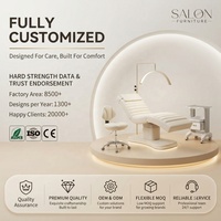 Lit de beauté électrique professionnel réglable et chauffant pour soins du visage, massage et spa – Équipement de beauté professionnel