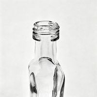 Nouvelle conception FLINT 20 ML MARASCA Bouteille en verre avec bouchon à vis argenté FINITION PP18 20ml