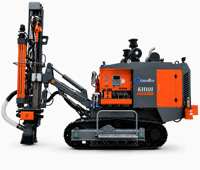 Foreuse rotative d'occasion pour puits d'eau et couches rocheuses, équipement de forage profond à moteur diesel, pompe, profondeur de forage 21m, garantie 1 an