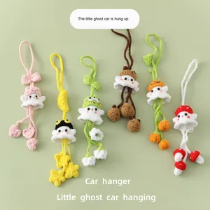 Springlit nouvelle célébrité mignon petit fantôme Animal mousqueton suspendu citrouille série écologique à la main créatif Crochet Textile - Product Image 4