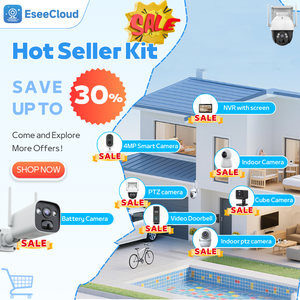 4MP ống kính kép Trong Nhà 5G Wifi Camera An Ninh tầm nhìn ban đêm đầy đủ màu sắc ai phát hiện chuyển động Hệ thống camera CCTV - Product Image 5