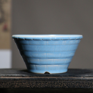 <b>Ceramic</b> Bonsai <b>Pot</b> Japanese Style Small Round Planter Chinese Style Pottery <b>Flower</b> <b>Pot</b> - Product Image 2