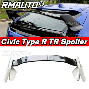 สปอยเลอร์หลังทรง TR สำหรับ Civic Type R ชุดแต่งสปอยเลอร์หลังคาสำหรับ Honda Civic Sedan Hatchback ปี 2016-2021 - Product Image 6